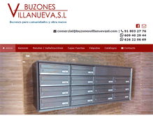 Tablet Screenshot of buzonesvillanuevasl.com